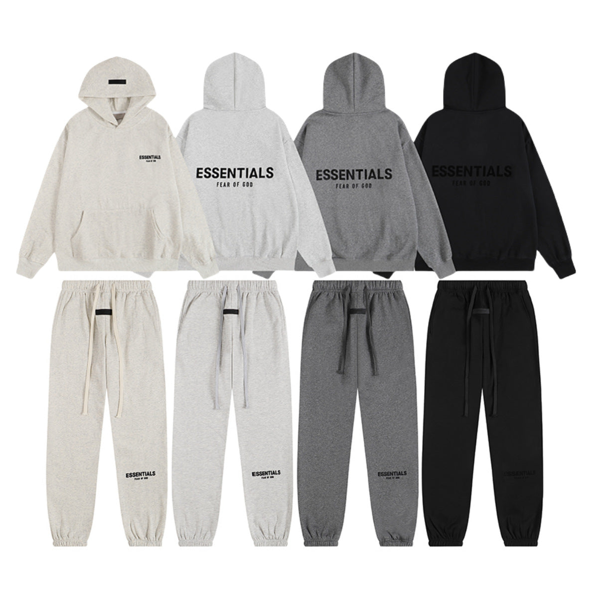 hoodie and cuffed pants