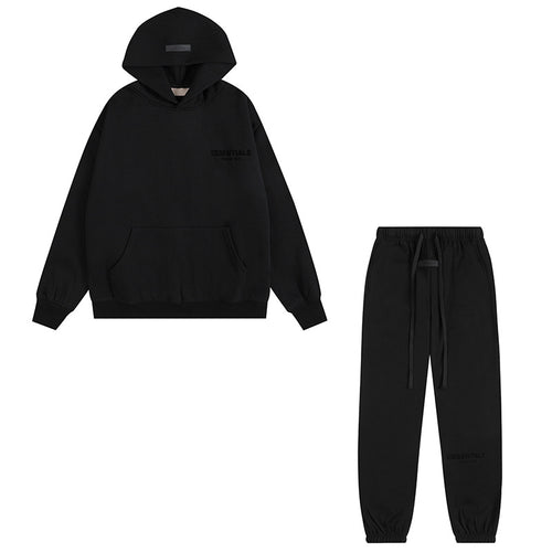 hoodie and cuffed pants